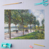 Alfred Sisley - Allee of Kastanienbäume Seidenpapier (Basteln)