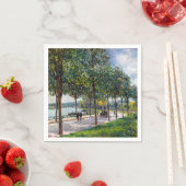 Alfred Sisley - Allee of Kastanienbäume Serviette (Beispiel)
