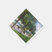 Alfred Sisley - Allee of Kastanienbäume Serviette (Ecke)