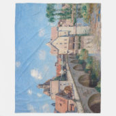 Alfred Sisley artwork - Le Pont de Moret Fleecedecke (Vorderseite)