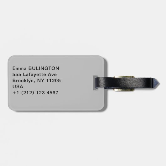 Alfred Sisley artwork - Le Pont de Moret Gepäckanhänger (Rückseite horizontal)