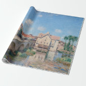 Alfred Sisley artwork - Le Pont de Moret Geschenkpapier (Ungerollt)