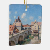 Alfred Sisley artwork - Le Pont de Moret Keramikornament (Rechts)
