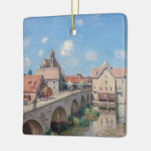 Alfred Sisley artwork - Le Pont de Moret Keramikornament (Links)