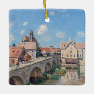 Alfred Sisley artwork - Le Pont de Moret Keramikornament