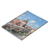 Alfred Sisley artwork - Le Pont de Moret Notizblock (Linke Seite)