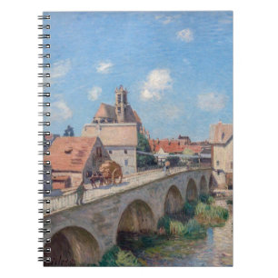 Alfred Sisley artwork - Le Pont de Moret Notizblock