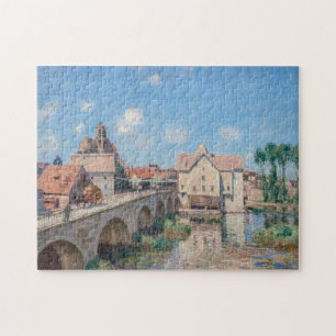 Alfred Sisley artwork - Le Pont de Moret Puzzle