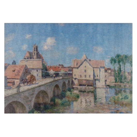 Alfred Sisley artwork - Le Pont de Moret Schneidebrett (Vorderseite)