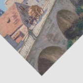 Alfred Sisley artwork - Le Pont de Moret Seidenpapier (Detail)