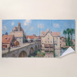 Alfred Sisley artwork - Le Pont de Moret Strandtuch