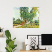 Alfred Sisley - Banken der Loing in Moret Poster (Heimbüro)