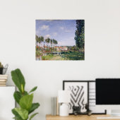 Alfred Sisley | Banken der Vermietung in Moret Poster (Heimbüro)
