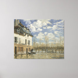Alfred Sisley Boat in der Flut von Port Marly Leinwanddruck