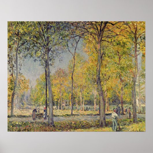 Alfred Sisley | Bois de Boulogne Poster (Vorne)
