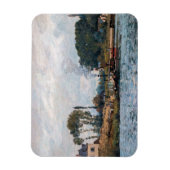Alfred Sisley - Boote an der Schleuse Bougival Magnet (Vertikal)