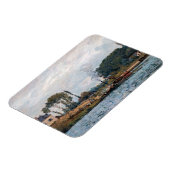 Alfred Sisley - Boote an der Schleuse Bougival Magnet (Linke Seite)