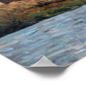 Alfred Sisley - Boote an der Schleuse Bougival Poster (Ecke)