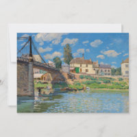 Alfred Sisley - Brücke bei Villeneuve-la-Garenne