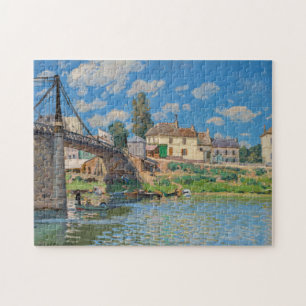 Alfred Sisley - Brücke in Villeneuve-la-Garenne Puzzle