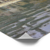 Alfred Sisley | Canal Saint-Martin, Paris Poster (Ecke)