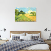 Alfred Sisley | Cornfield Leinwanddruck (Insitu (Schlafzimmer))