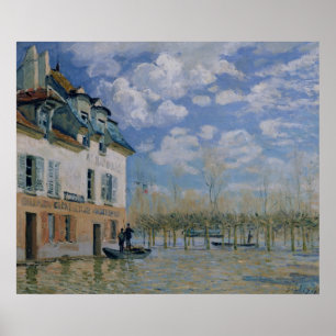 Alfred Sisley   Das Boot in der Flut, Port-Marly Poster