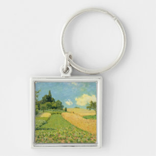 Alfred Sisley   das Getreidefeld Schlüsselanhänger