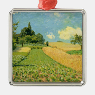 Alfred Sisley das Getreidefeld Silbernes Ornament