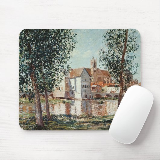 Alfred Sisley | das Loing bei Moret Mousepad (Mit Mouse)