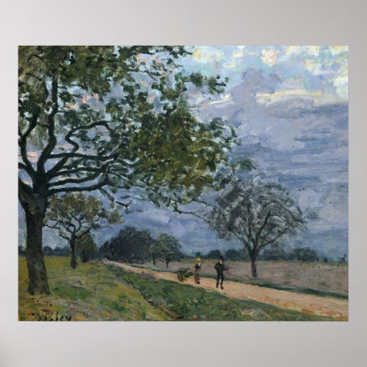 Alfred Sisley, der berühmte Visuelle Künstler von  Poster (Vorne)