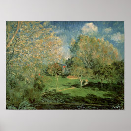 Alfred Sisley | Der Garten der Familie Hoschede Poster