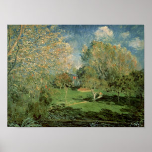 Alfred Sisley   Der Garten der Familie Hoschede Poster