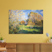 Alfred Sisley - Der Garten von Hoschede, Montgeron Leinwanddruck (Insitu (Wohnzimmer))