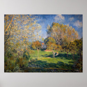 Alfred Sisley - Der Garten von Hoschede, Montgeron Poster