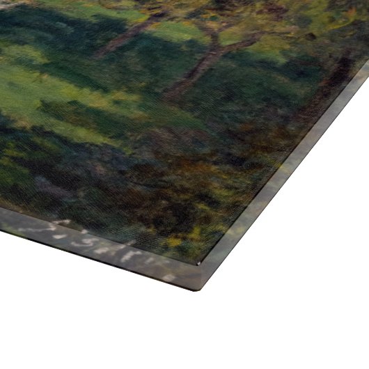 Alfred Sisley - Der Garten von Hoschede, Montgeron Schneidebrett (Ecke)