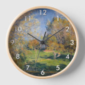 Alfred Sisley - Der Garten von Hoschede, Montgeron Uhr (Vorderseite)