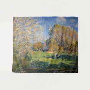 Alfred Sisley - Der Garten von Hoschede, Montgeron Wandteppich
