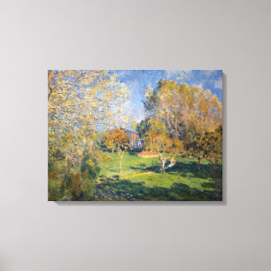 Alfred Sisley - Der Hoschede-Garten, Montgeron Leinwanddruck