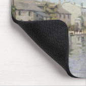 Alfred Sisley | der Kanal St Martin, Paris Mousepad (Ecke)