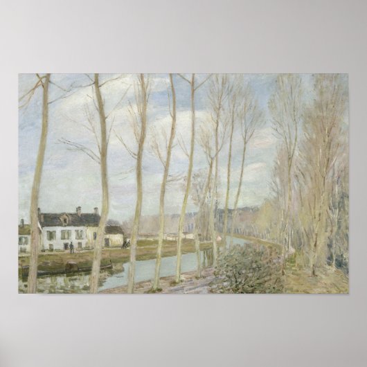 Alfred Sisley - Der Loingkanal Poster (Vorne)