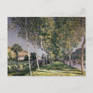 Alfred Sisley der Weg Postkarte