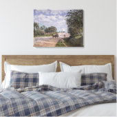 Alfred Sisley | Der Weg von Mantes Leinwanddruck (Insitu (Schlafzimmer))