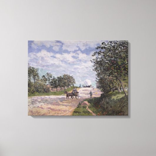 Alfred Sisley | Der Weg von Mantes Leinwanddruck (Vorderseite)