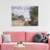 Alfred Sisley | Der Weg von Mantes Leinwanddruck (Insitu (Wohnzimmer))