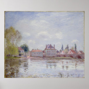 Alfred Sisley   die Brücke am Moret-sur-Loing Poster