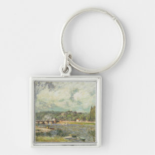Alfred Sisley die Brücke bei Sevres Schlüsselanhänger