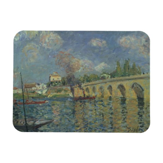 Alfred Sisley | Die Brücke Magnet (Horizontal)