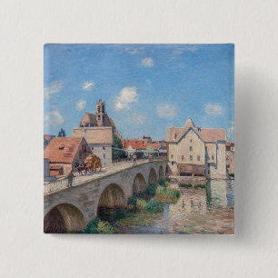 Alfred Sisley - Die Brücke von Moret Button
