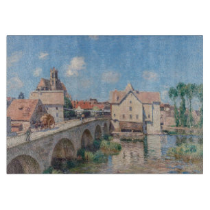 Alfred Sisley - Die Brücke von Moret Schneidebrett